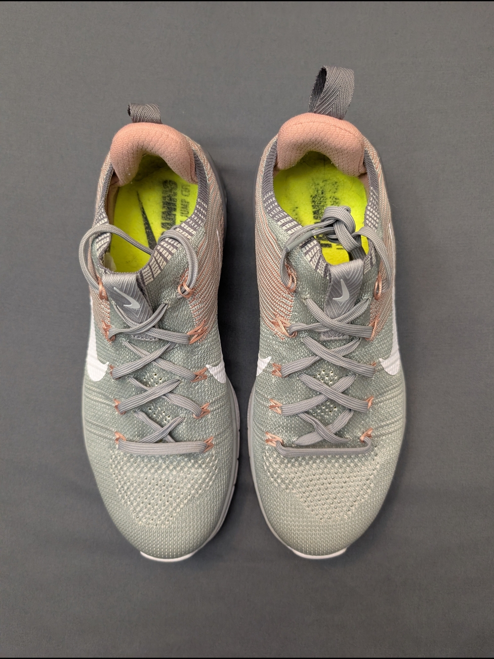 Nike Metcon DSX Flyknit Training Shoes Womens 9 Gray Pink CrossFit Gym - Picture 6 of 9